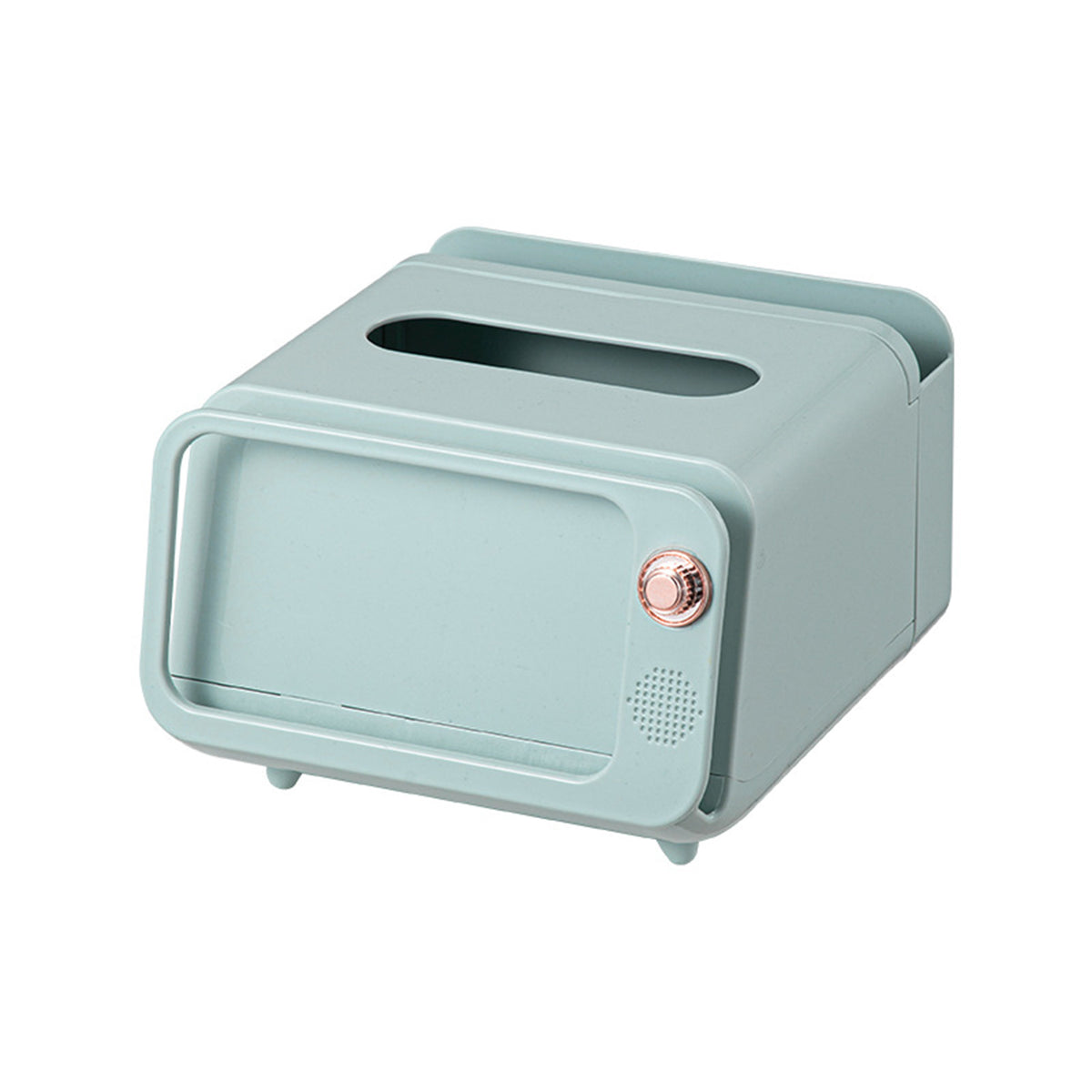 TV Tissue Box Phone Holder Funny Paper Dispenser Cover with Compartment Innovative Table Centerpiece