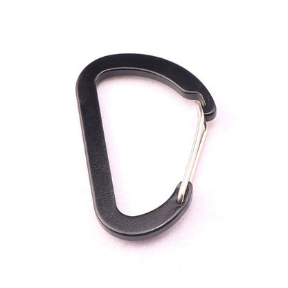 Flat #8 D Shape Aluminium Alloy Carabiners