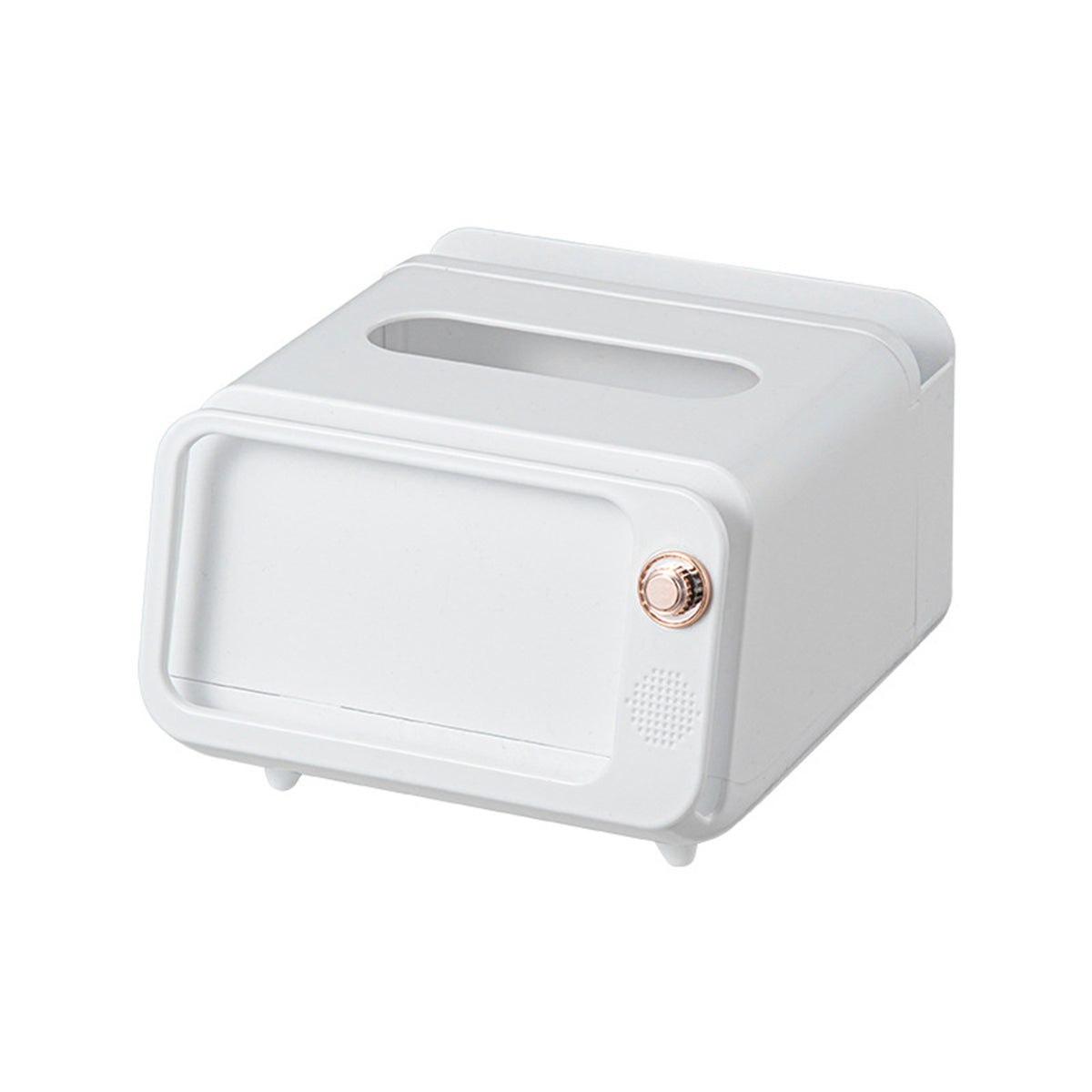 TV Tissue Box Phone Holder Funny Paper Dispenser Cover with Compartment Innovative Table Centerpiece