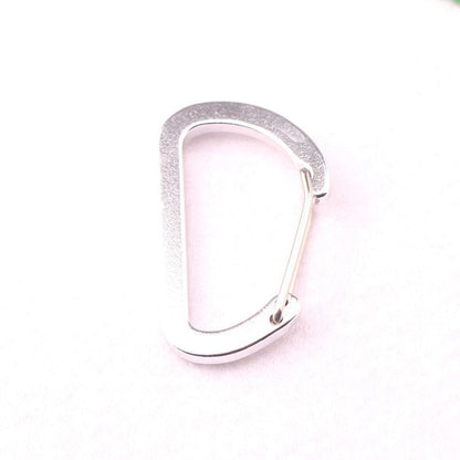 Flat #5 D Shape Aluminium Alloy Carabiners