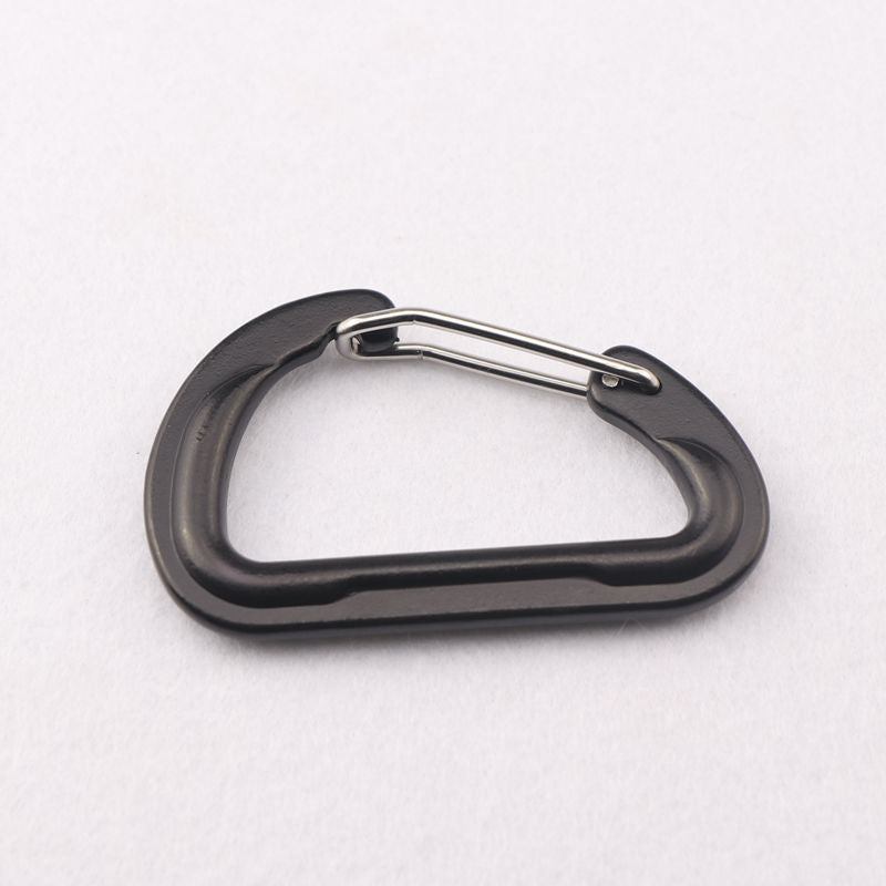 Design Flat #6 D Shape Aluminium Alloy Carabiners