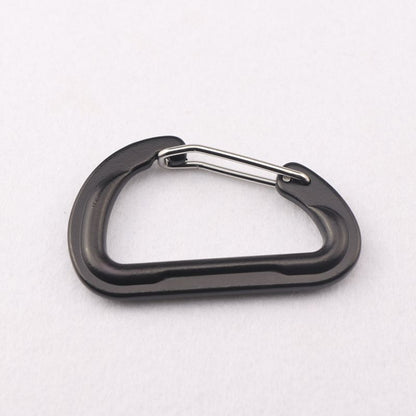 Design Flat #6 D Shape Aluminium Alloy Carabiners