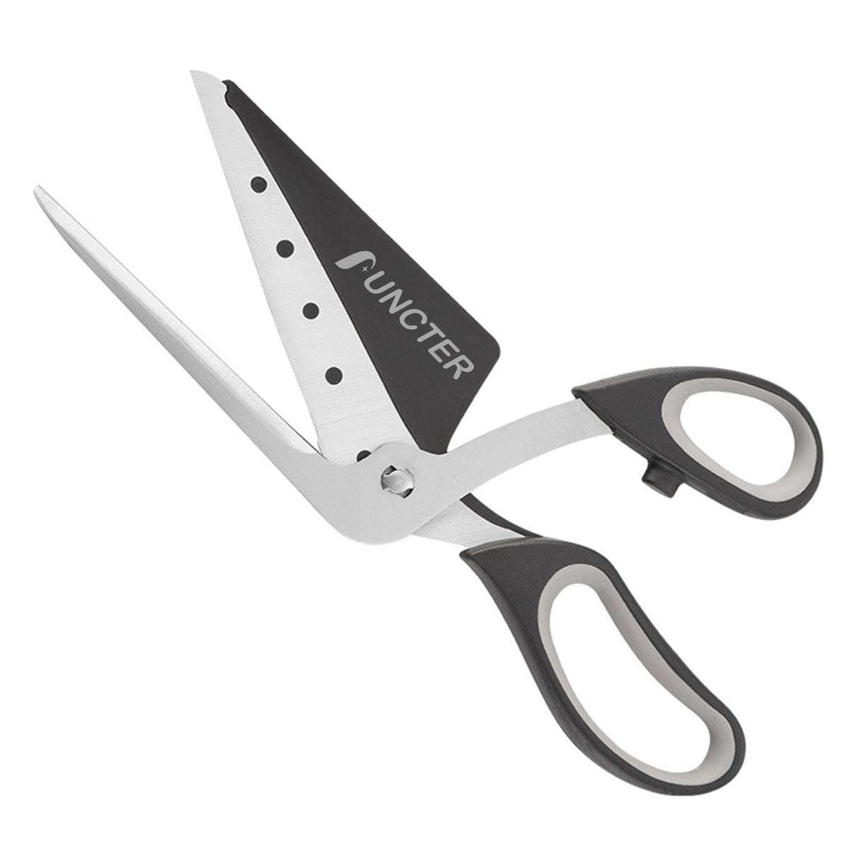 Pizza Scissors Cutter One-Handed Operation Stainless Steel Pizza Spatula Slicer