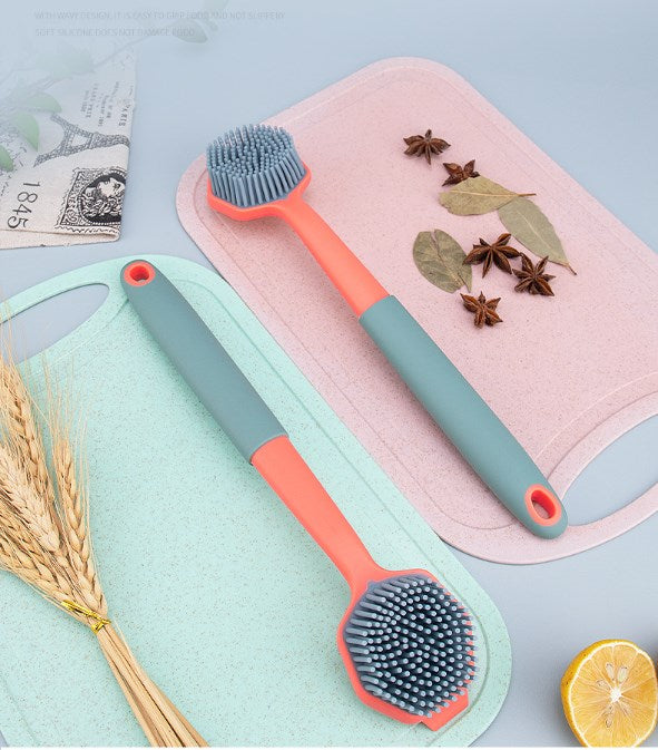 Kitchen Dish Scrubber Soft Dishwashing Brush for Pots Pans Sink Cleaning Scrubber