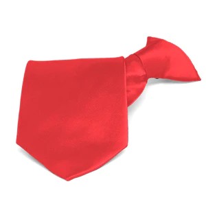#1 Pure Color Clip-On Uniform Tie