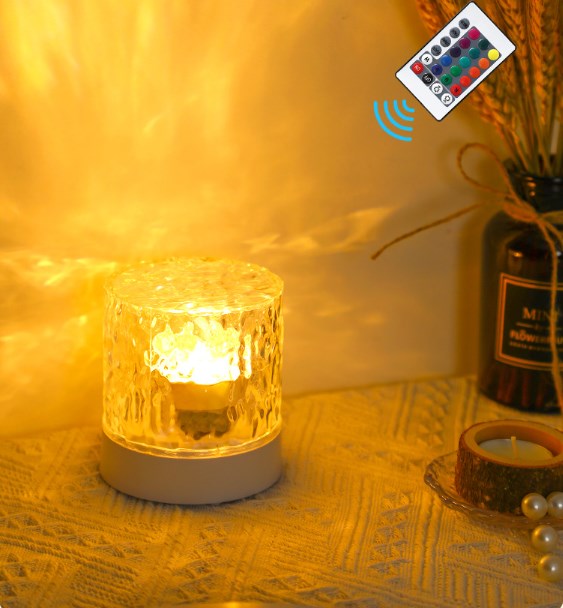 USB Indoor Atmosphere Rotating Small Night Light