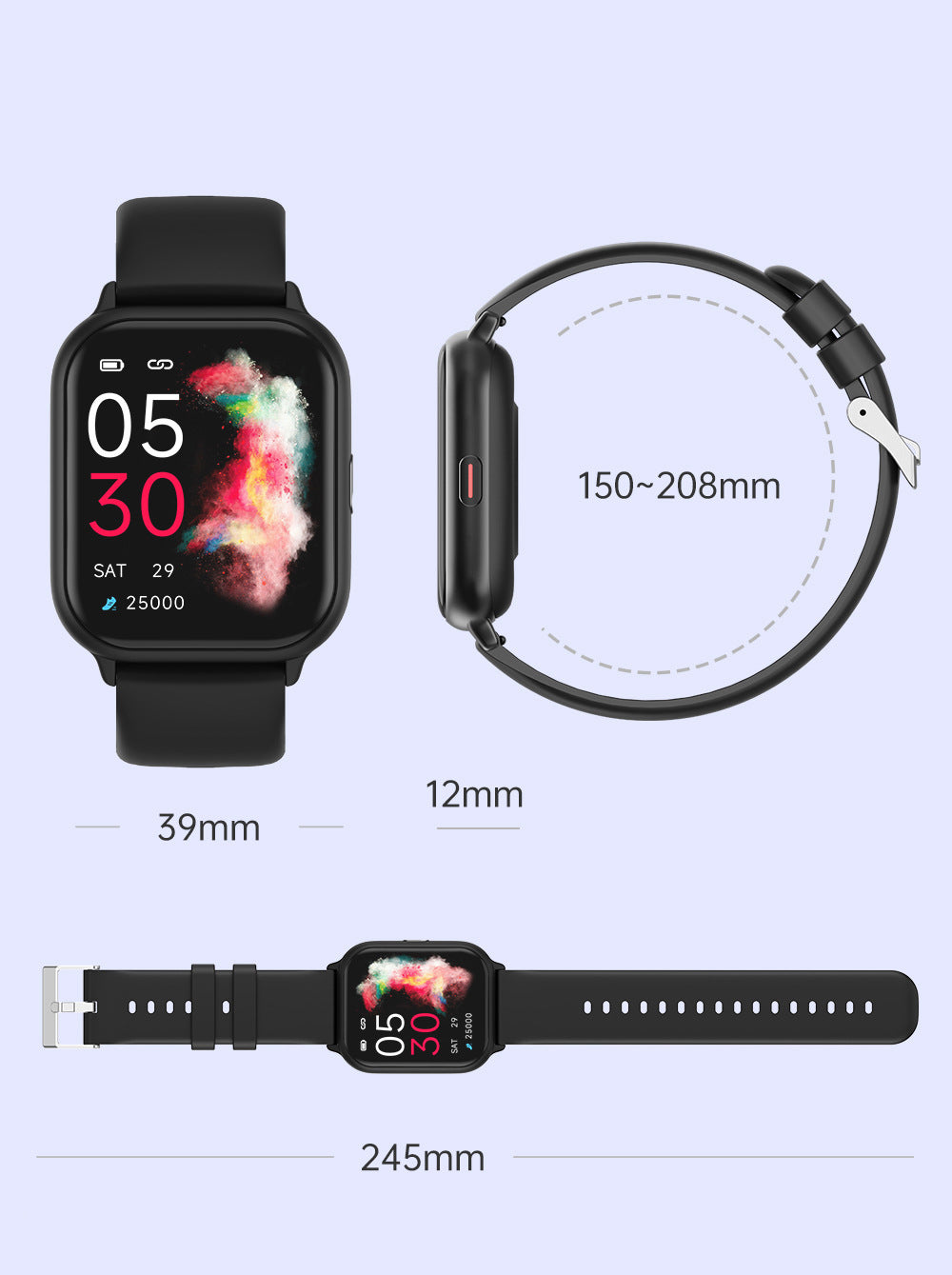 Magnet Charger Wireless Calling Watch Heart Rate Blood Oxygen AI Voice Smart Bracelet