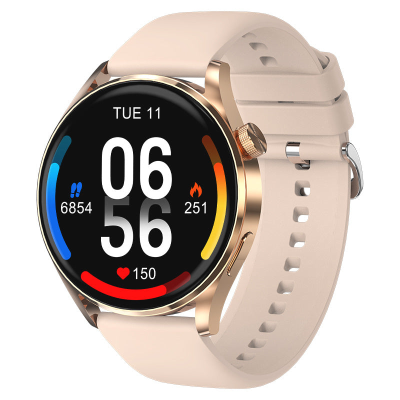 1.38 Screen Wireless Calling Watch Heart Rate Red Light Blood Oxygen AI Voice Smart Bracelet