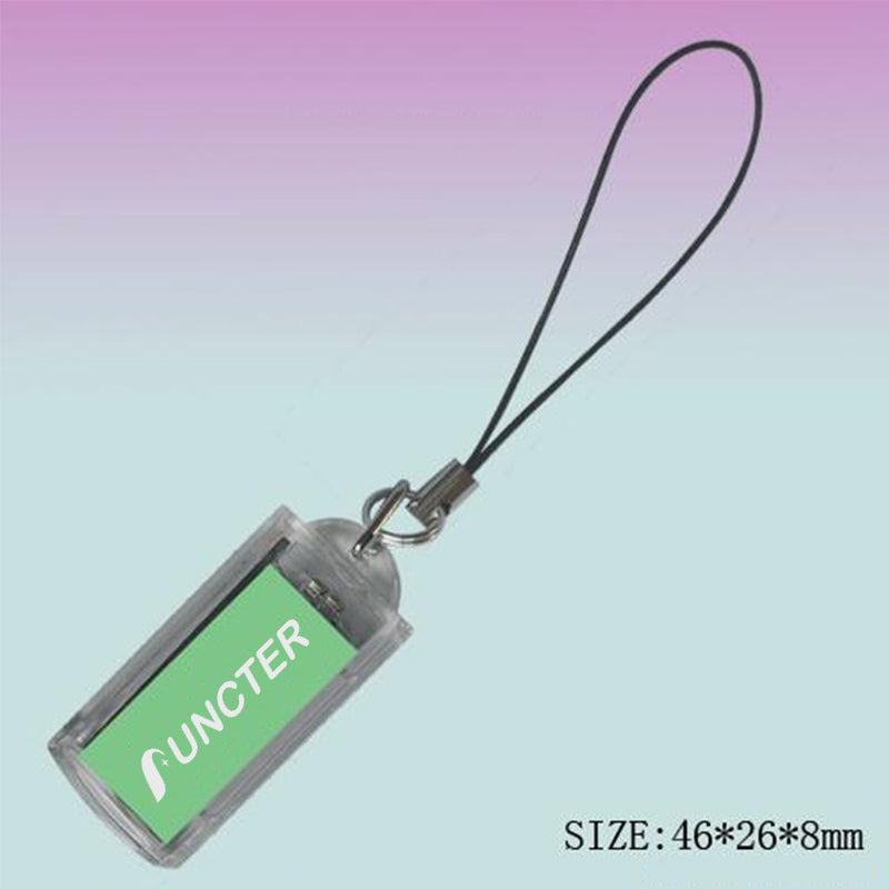 #M Solar Power LED Screen Keychain