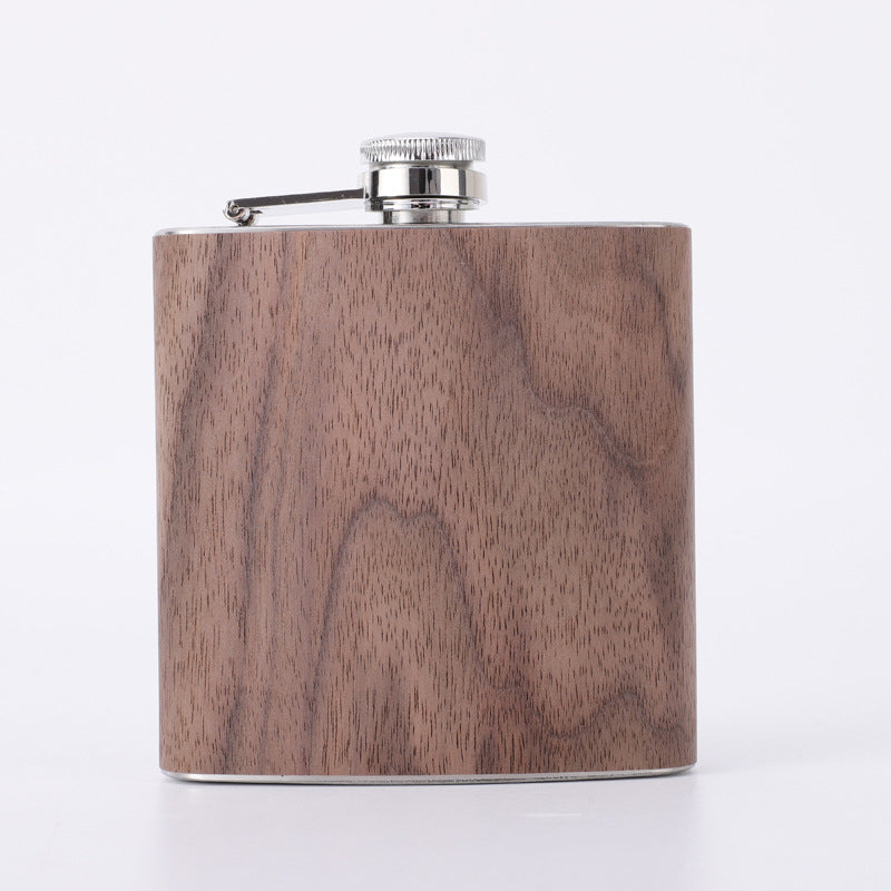 #1 Wooden PU Stainless Steel Cup Pint Cup 6 OZ Shot Cup