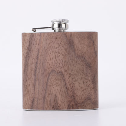 #1 Wooden PU Stainless Steel Cup Pint Cup 6 OZ Shot Cup