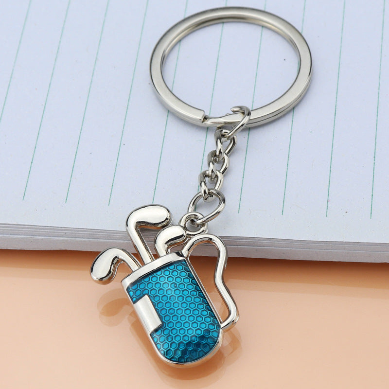 Golf Club Tube Shape Keychain