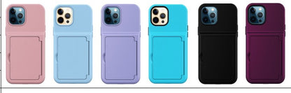 2-in-1 TPU Card Insertion Phone Case UNBreak Case Phone Protective Case