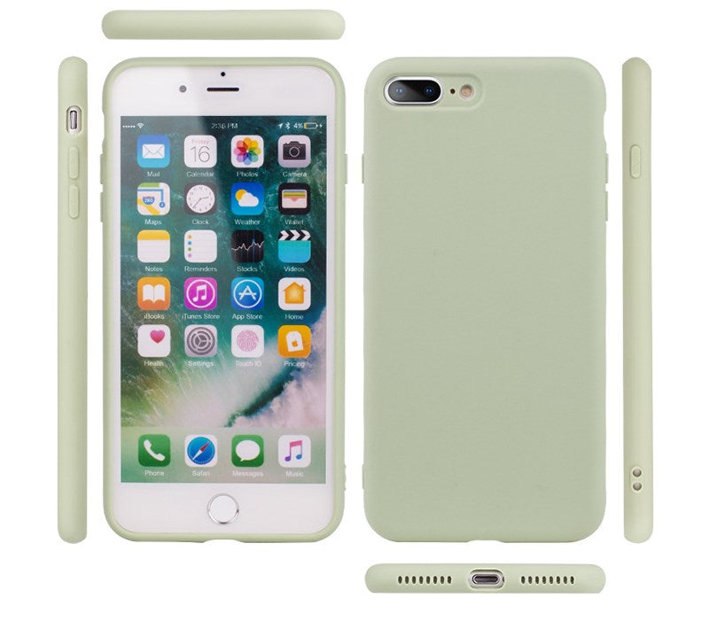 Liquid Silicone Phone Case Gel Rubber Full Body Protection Shockproof Cover Case