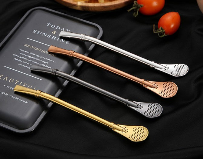 304 Stainless Steel Straw Spoon