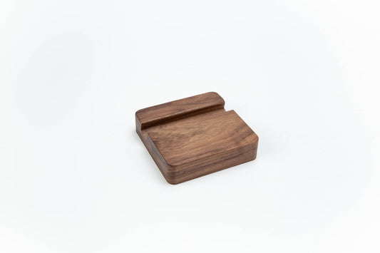 Black Walnut Wood One Side Using Phone Stand