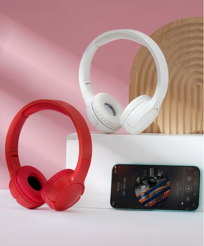 Foldable On Ear Stereo Wireless Headsets Earphone