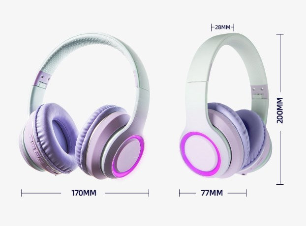 Foldable On Ear Stereo Wireless Headsets Earphone