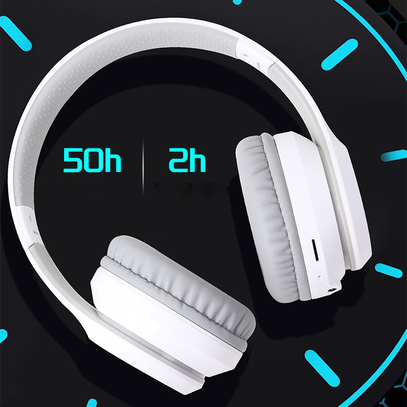 Foldable On Ear Stereo Wireless Headsets Earphone