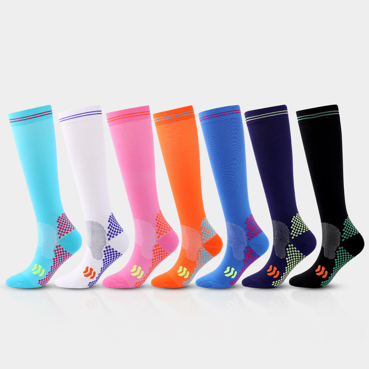 Custom Knitted Knee High Socks Unisex Socks With Full Customization