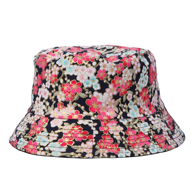 Flower Pattern #4 Sun Hat Breathable Basin Hat Beach Hat Fisherman Hat Bucket Hat