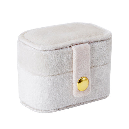 Mini Jewelry Box Travel Mirror Jewelry Case