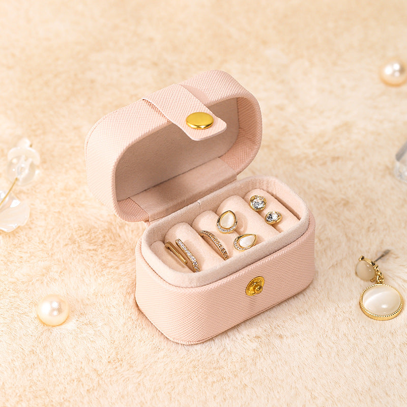Tiny PU Portable Ring Case