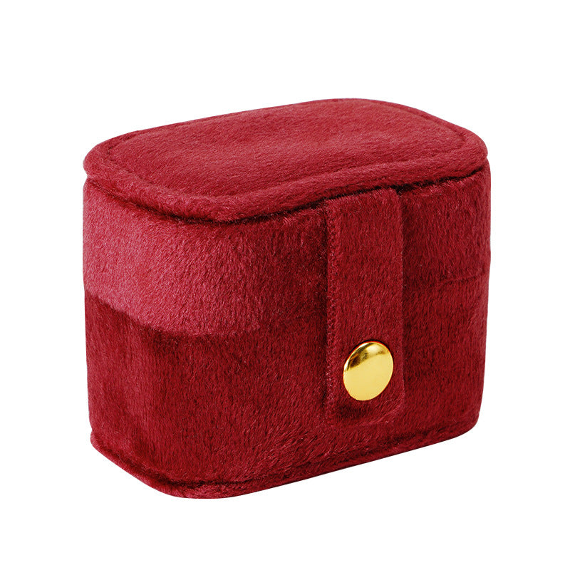 Mini Jewelry Box Travel Mirror Jewelry Case