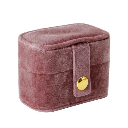 Mini Jewelry Box Travel Mirror Jewelry Case