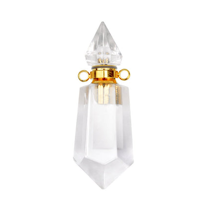 Pagoda Shape Jade Essential Oil Bottle