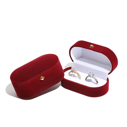 PU Jewelry Box Travel Jewelry Case Ring Box