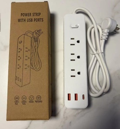 9 Outlets Surge Protector Power Strip w/ 3 USB Charging Ports
