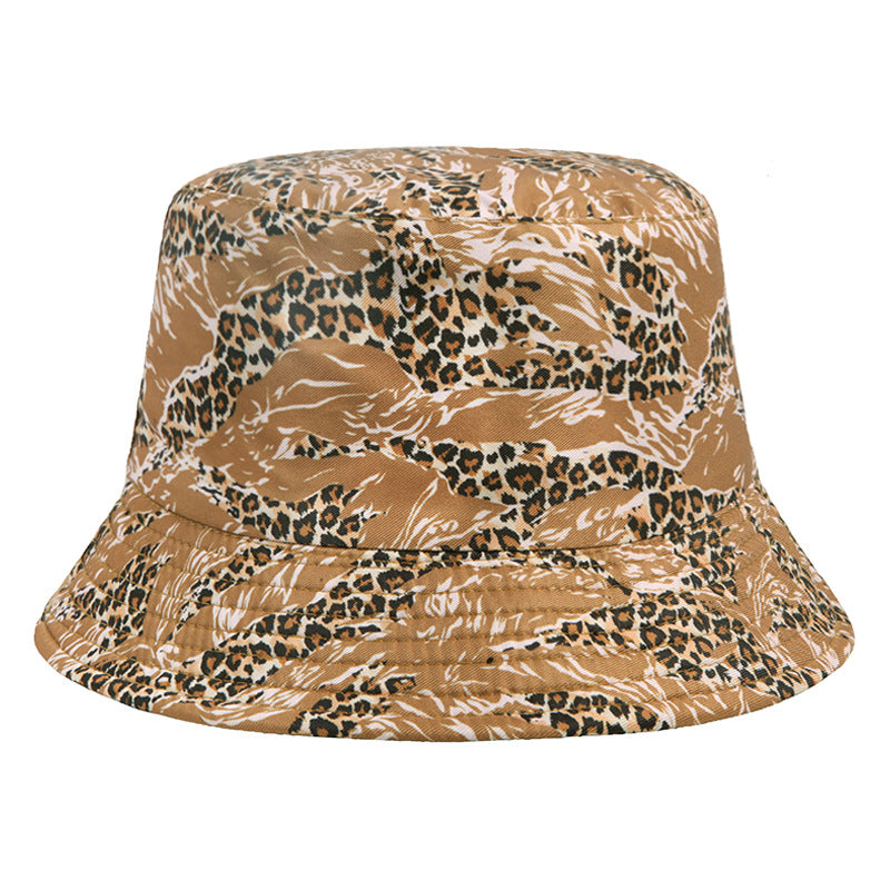 #23 Geometric Tie-dye Pattern Basin Cap Bucket Hat