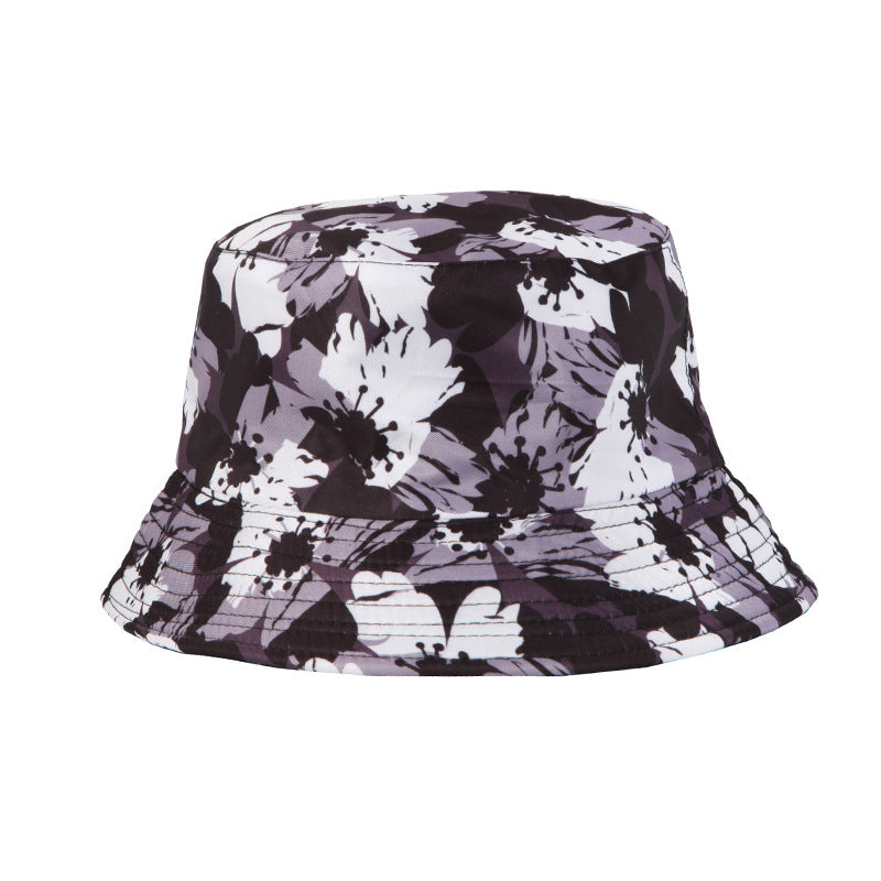 #37 Geometric Tie-dye Pattern Basin Cap Bucket Hat
