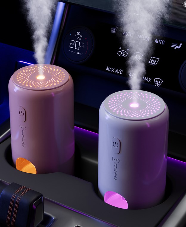 220ml Cool Mist Humidifier With Color Changing Light