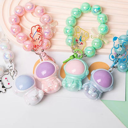 Macarons Astronaut Keychain Phone Pendant Bag Keyring Bag Pendant Charm Accessories