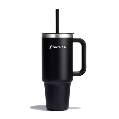 40 OZ Car Tumbler Double-Walled Stainless Steel Cup W/ Straw