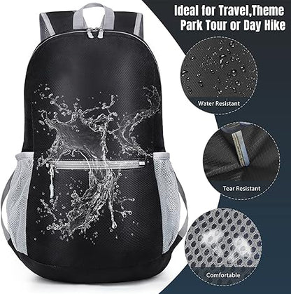 Hiking Daypack,Water Resistant Lightweight Packable Backpack for Travel Camping