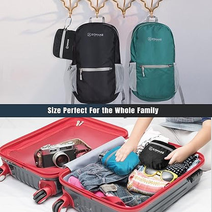 Hiking Daypack,Water Resistant Lightweight Packable Backpack for Travel Camping