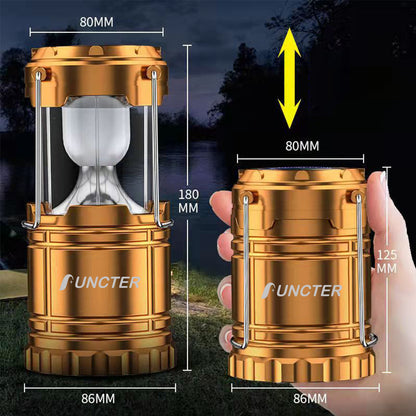 Retractable Solar Dynamo Lantern Hand Cranked Power Generation Lamp