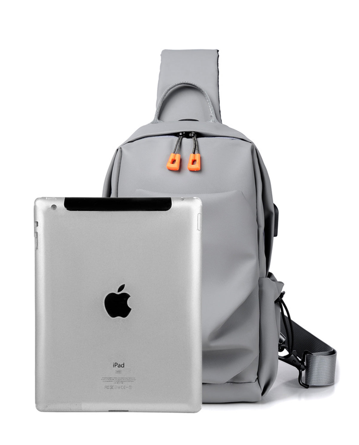 Crossbody Bags Sling Backpack Shoulder Bag Chest Bag Travel Hiking Daypack W/USB Charger Port