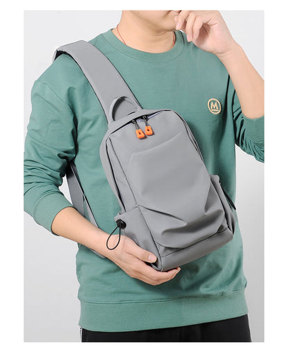 Crossbody Bags Sling Backpack Shoulder Bag Chest Bag Travel Hiking Daypack W/USB Charger Port