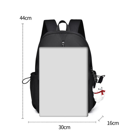 Student Backpacks Couple's Fashionable Lightweight Travel Bags