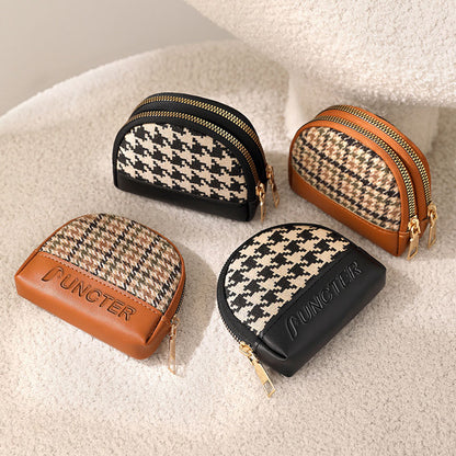 Women's PU Leather Zipper Coin Purse