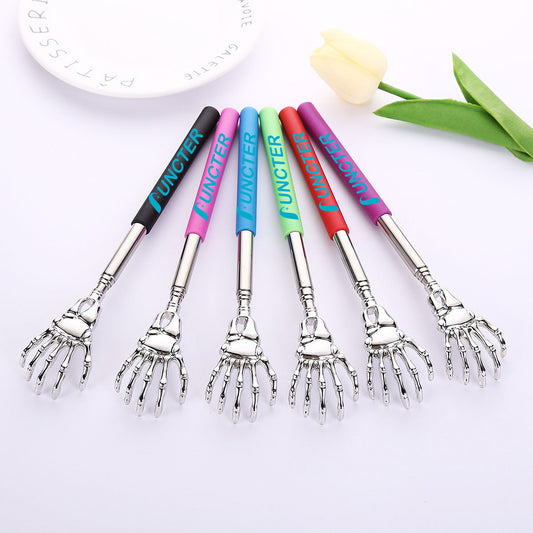 Massage Scratching Portable Extendable Stainless Steel Back Scratcher Telescoping