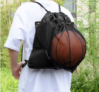Foldable Drawstring Football Volleyball Multi-functional Backpack Sports Bag