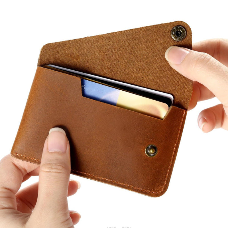 Mini Pu Leather Convenient Vintage Coin Bag