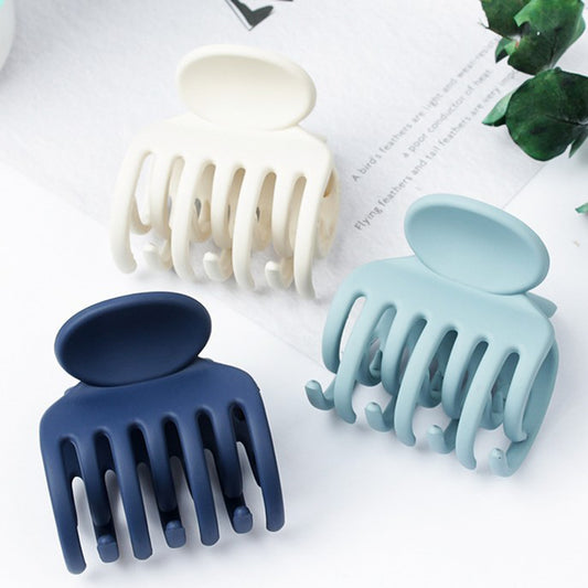 Matte Pure Color Mini Hair Claw Clips