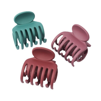 Matte Pure Color Mini Hair Claw Clips