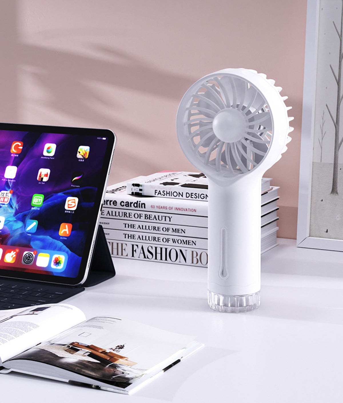 Portable Mini Handheld Fan With Rechargeable Battery
